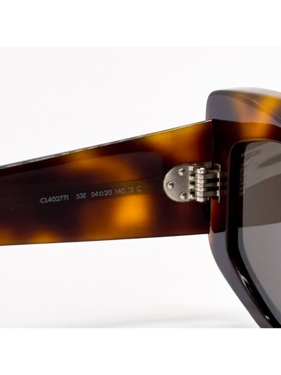 NEW CELINE SUNGLASSES CL40277I 53E HAVANA WOMEN EYEWEAR - Picture 8 of 10